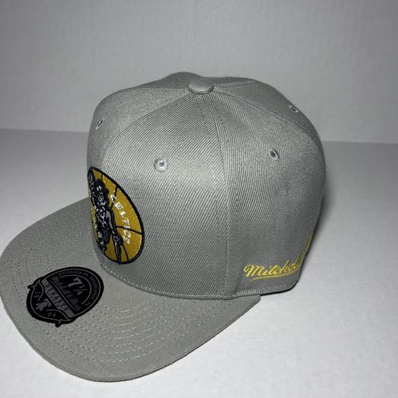 Mitchell & Ness Mens Hat Boston Celtics The 1986 NBA Finals Gray Fitted 7 1/4 - Picture 7 of 8